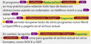 Etiquetas software bloqueadas en Trados Studio